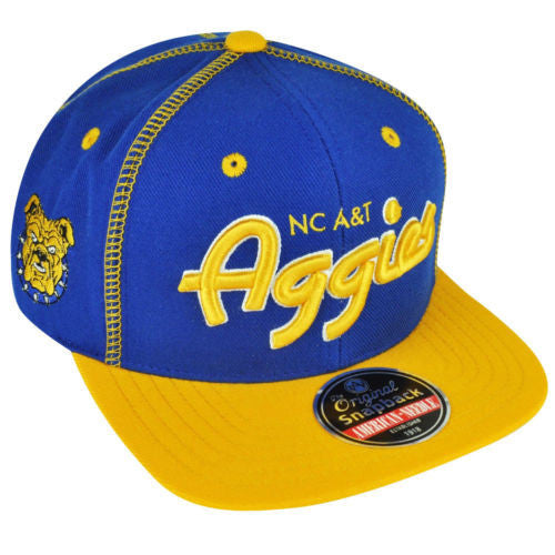 North Carolina A&T University Aggie Pride Snapback Traxside Baseball Cap by American Needle