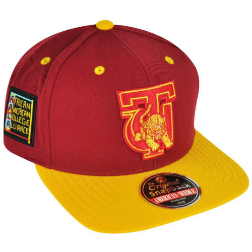 Tuskegee University Golden Tigers Snapback Blockhead Baseball Cap (HBCU)
