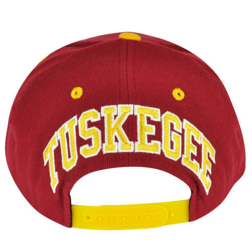 Tuskegee University Golden Tigers Snapback Blockhead Baseball Cap (HBCU)