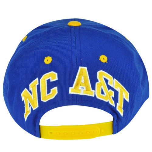 North Carolina A&T University Aggie Pride Snapback Blockhead Baseball Cap (HBCU) …