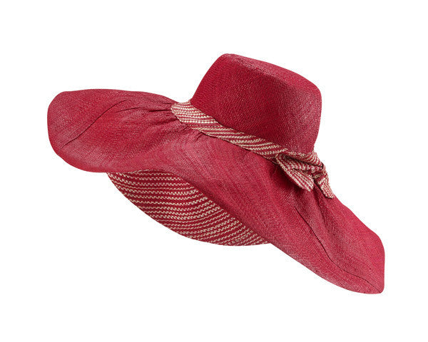 Santase: Oversized Wide Brim Raffia Hat