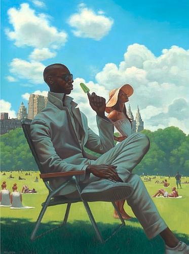 Savoring Summer by Kadir Nelson (New Yorker Magazine Cover)