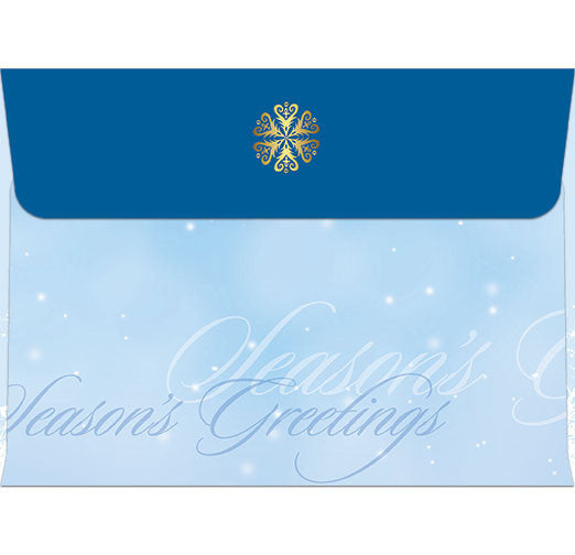 Season's Greetings: African American Christmas Card Envelope