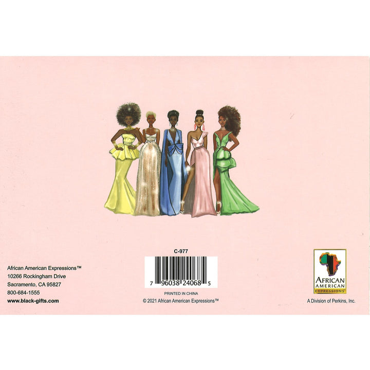 Season's Greetings by Nicholle Kobi: African American Christmas Cards (Back)
