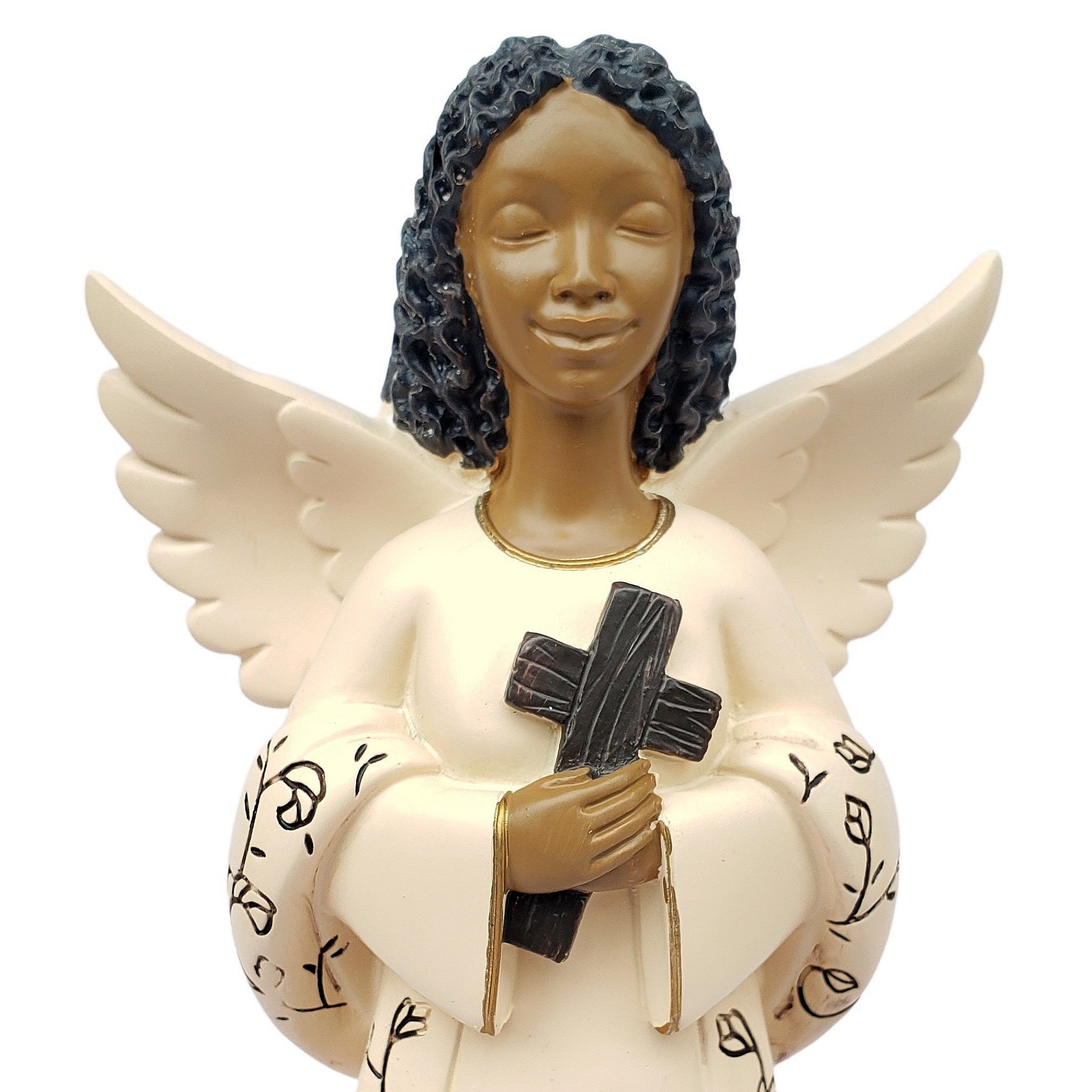 5 of 6: We Will Serve the Lord: African American Angelic Figurine