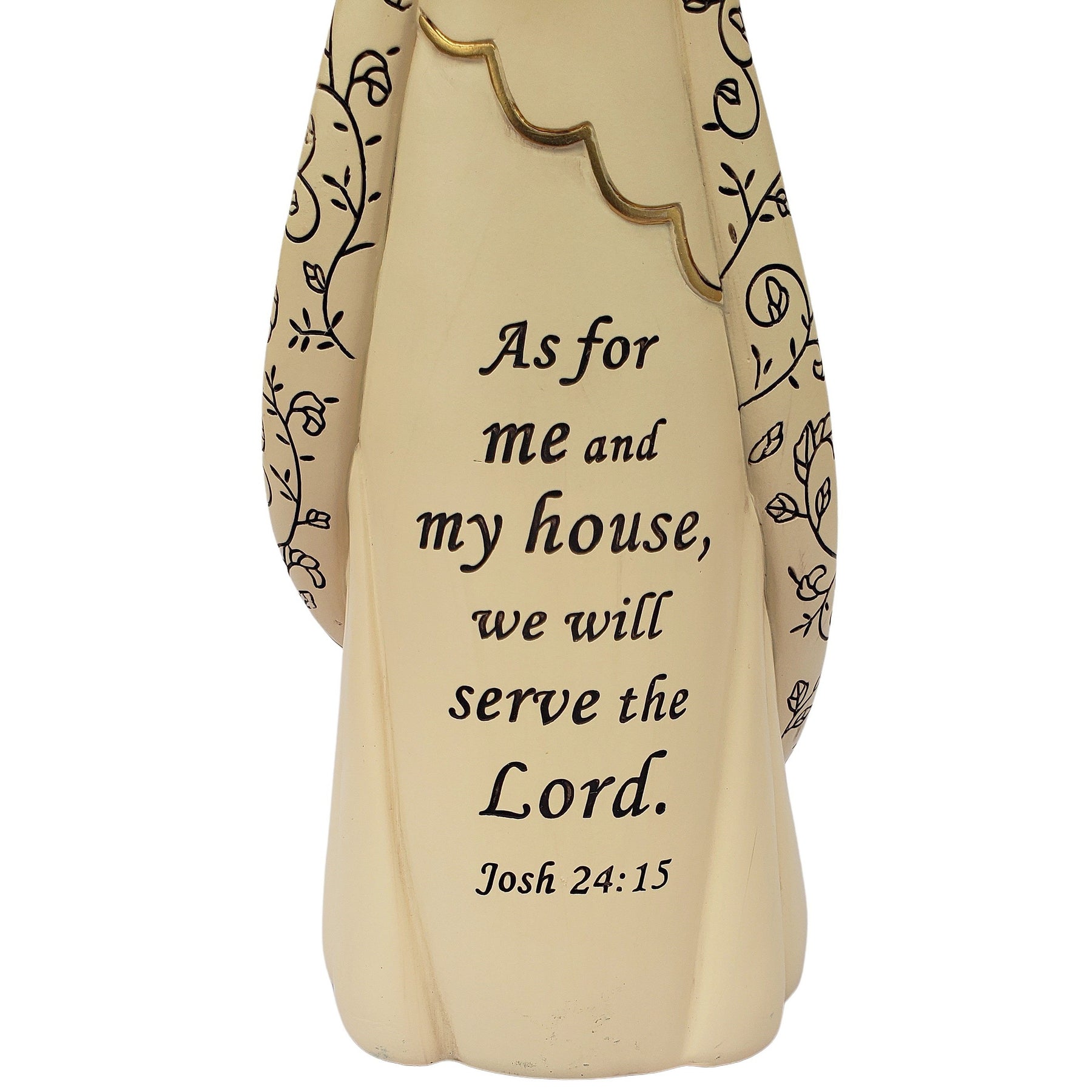6 of 6: We Will Serve the Lord: African American Angelic Figurine