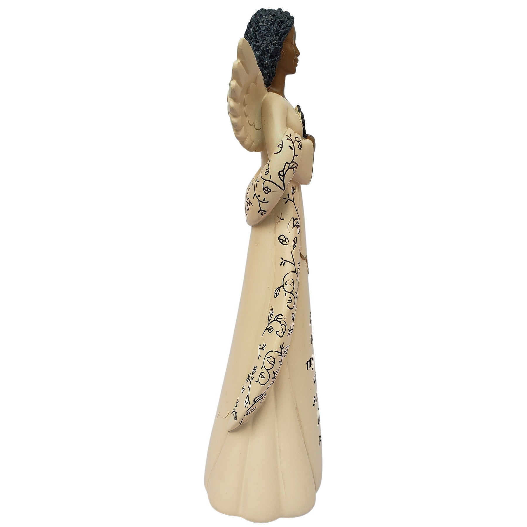 4 of 6: We Will Serve the Lord: African American Angelic Figurine