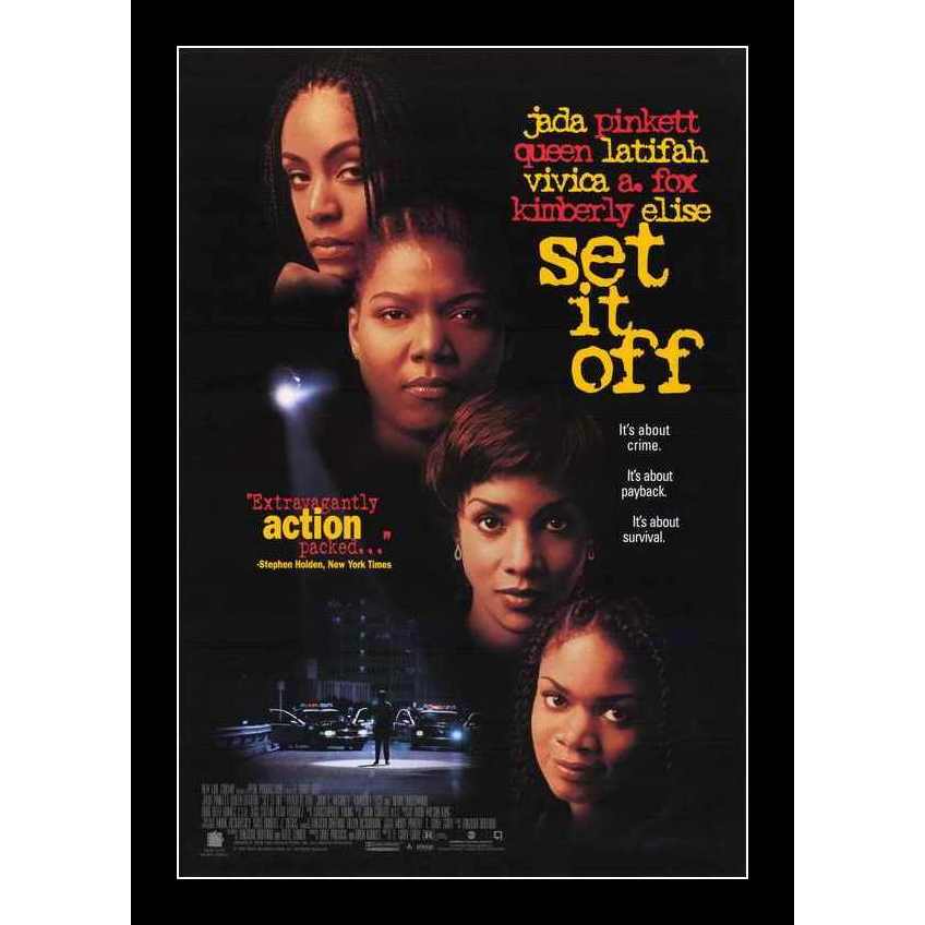 Set it Off: African American Movie Poster (Black Frame)