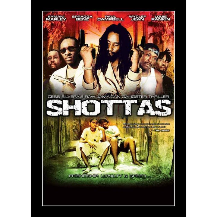 Shottas Movie Poster (Black Frame)