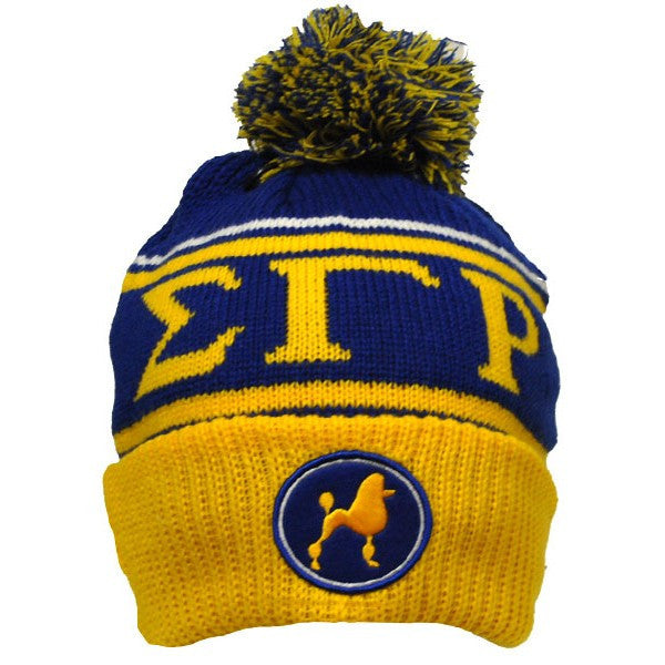 Sigma Gamma Rho Poodle Beanie (Front)