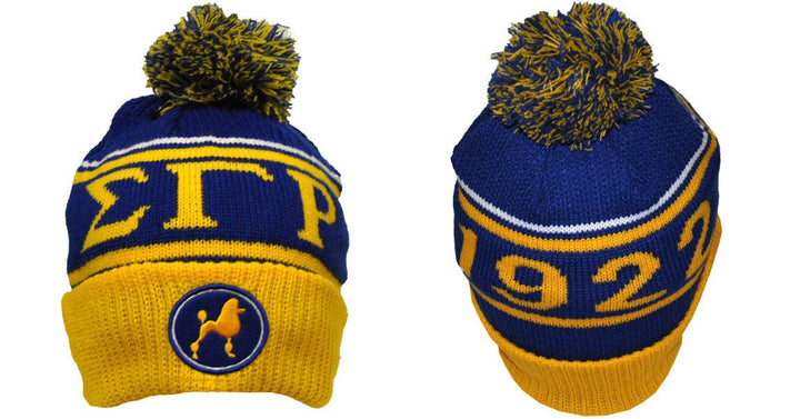 Sigma Gamma Rho Poodle Beanie by Big Boy Headgear