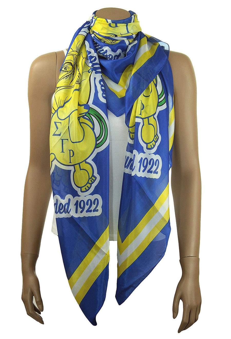 Sigma Gamma Rho Oversized Faux Silk Scarf