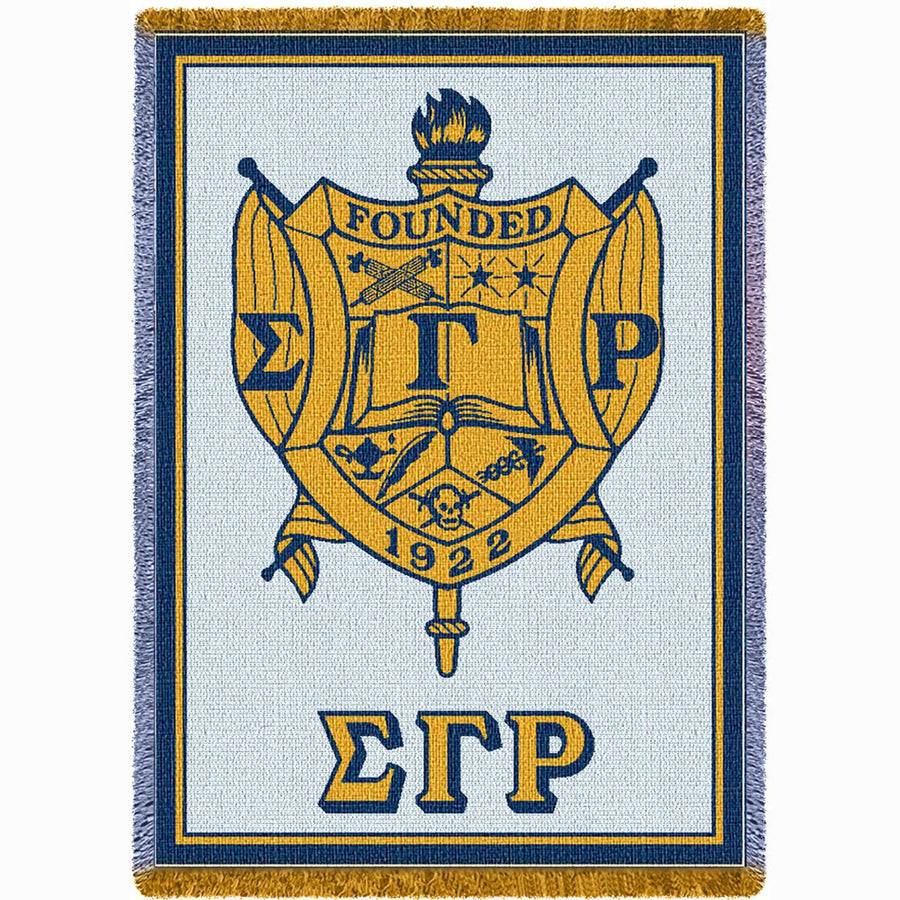 Sigma Gamma Rho Tapestry Throw by Pure Country Weavers