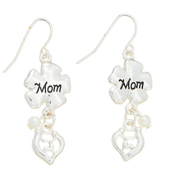 Mom Fishhook Earrings