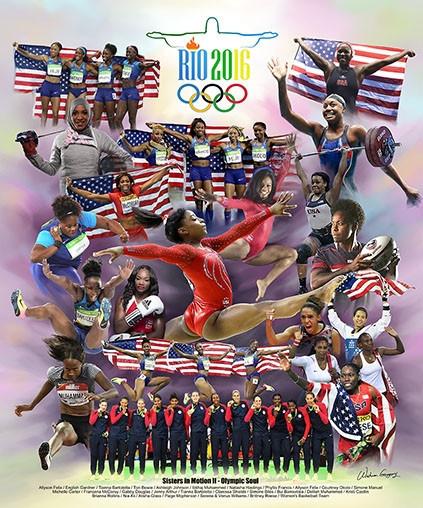 Sistas in Motion II: Black Female Olympians by Wishum Gregory