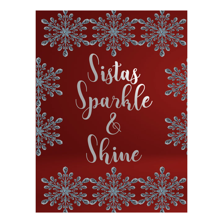 Sistas Sparkle and Shine: African American Christmas Card Box Set (Front)