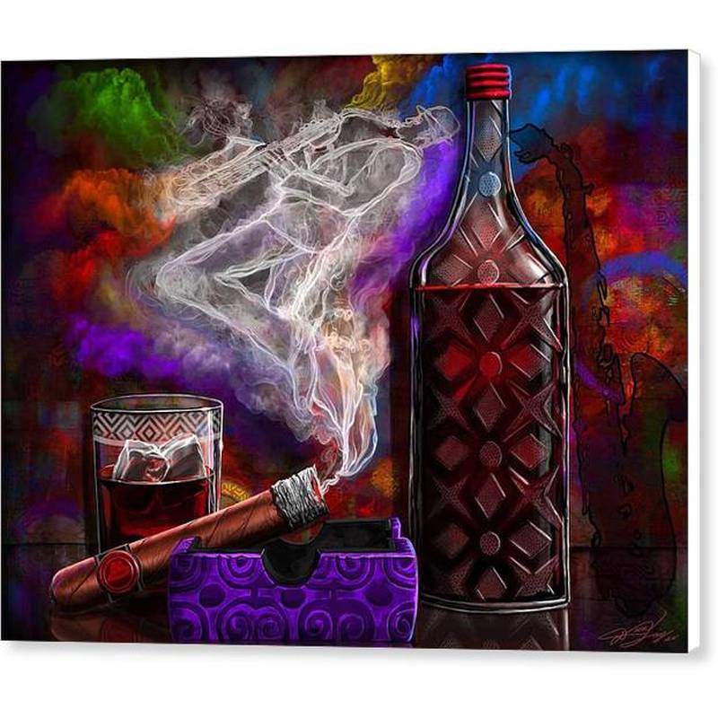 Smokin' Jazz by Dion Pollard (Canvas)