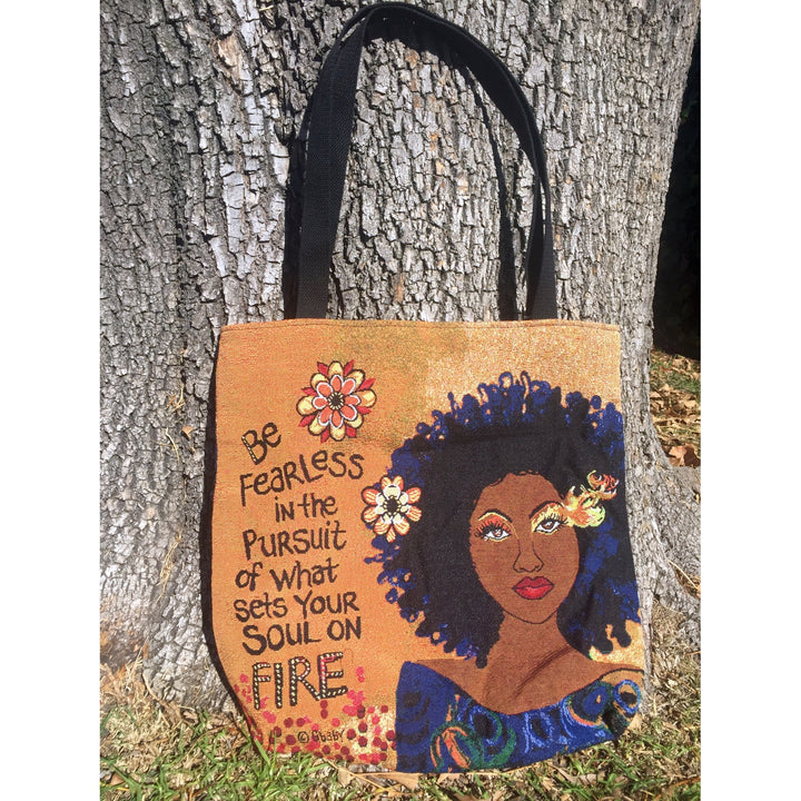 Soul on Fire Woven Tote Bag
