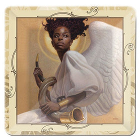 Sound the Alarm Plate: African American Glass Decorative Plate