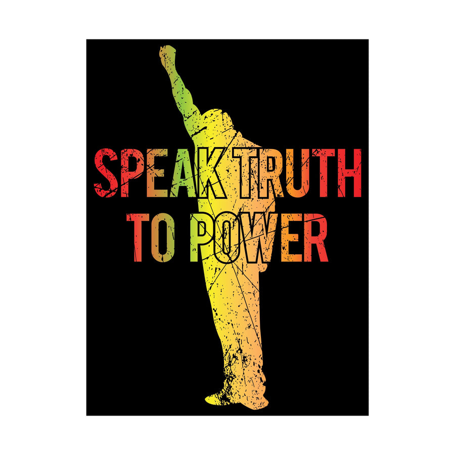 Speak Truth to Power-Poster-Sankofa Designs-17x11 inches-Unframed-The Black Art Depot