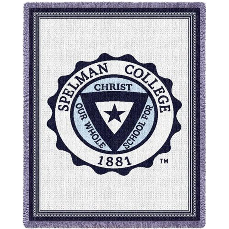 Spelman College Tapestry Throw Blanket by Pure Country Weavers