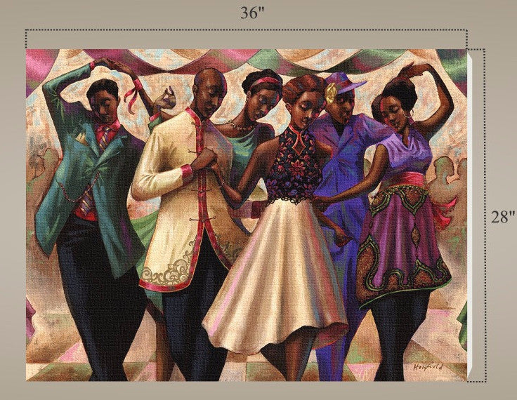 3 of 3: Stepper's Delight by John Holyfield (Giclee on Canvas)