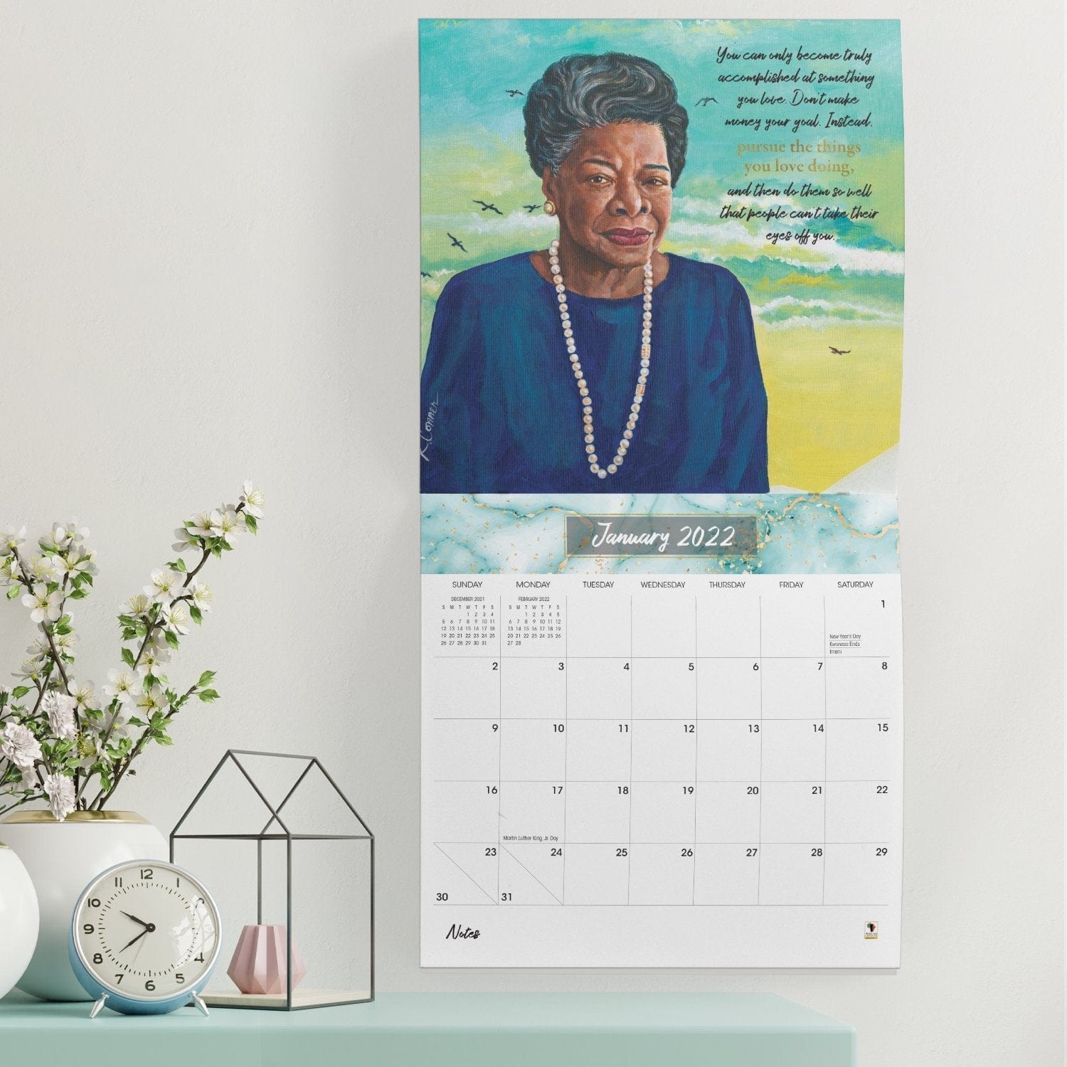 Maya Angelou (Still I Rise) by K. Conner 2022 Black History Calendar
