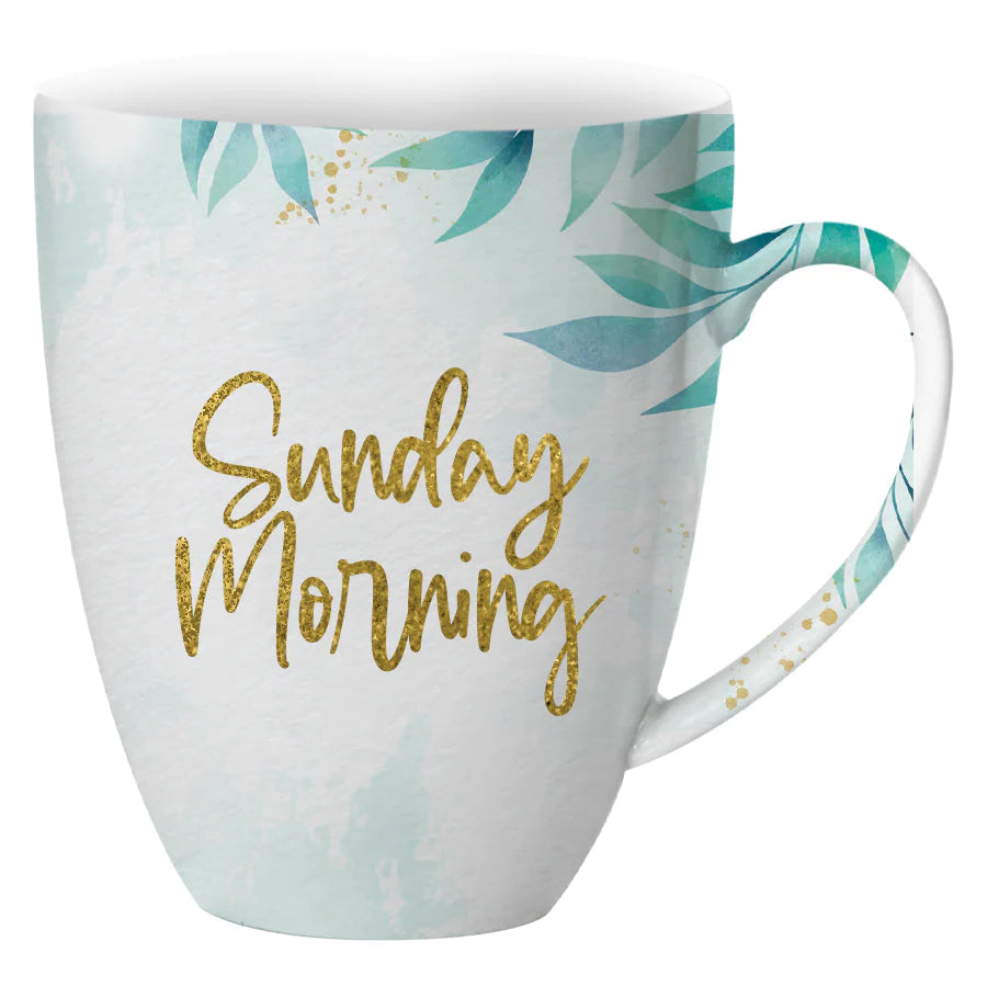 Sunday Morning by Keith Conner: African American Ceramic Coffee/Tea Mug