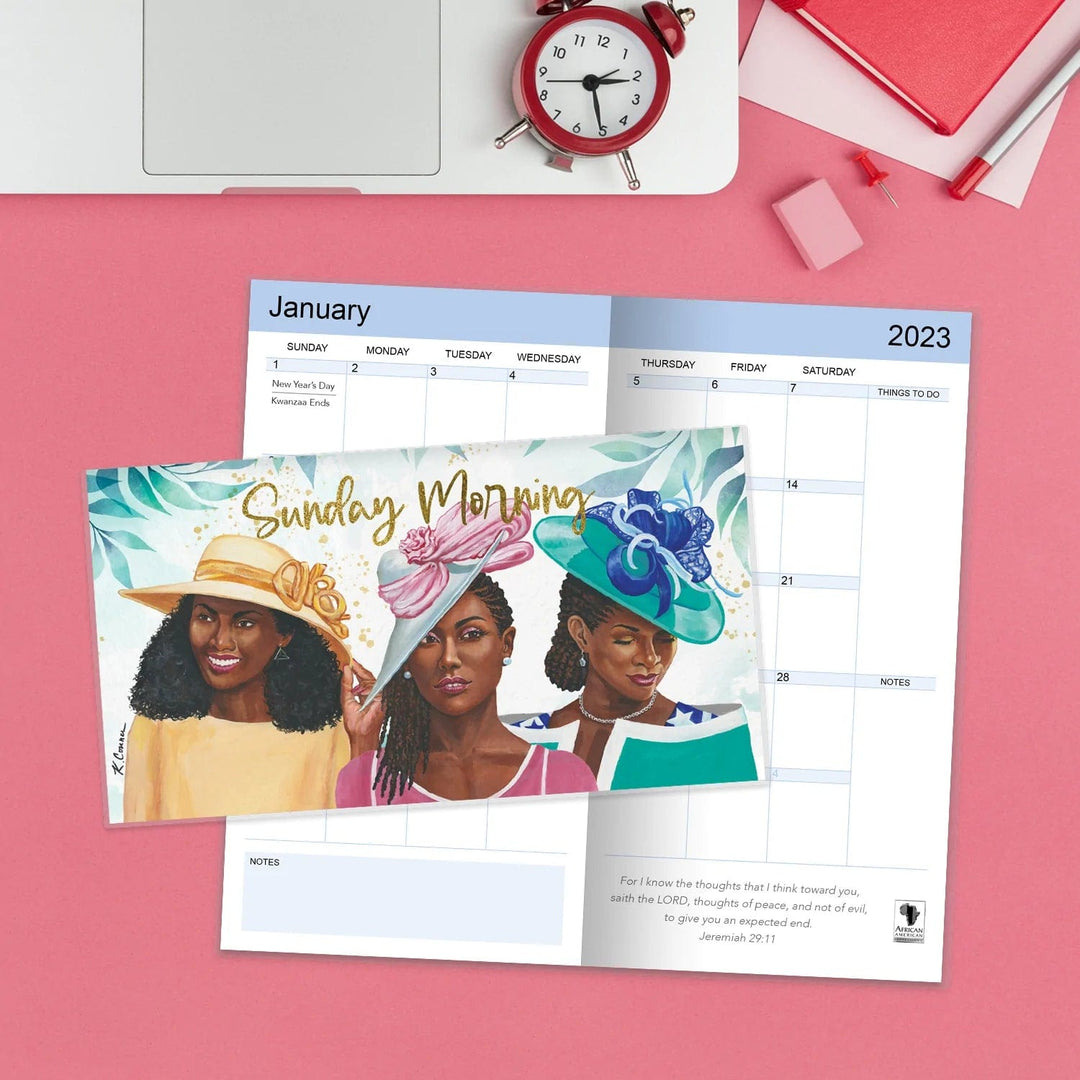 Sunday Morning by Keith Conner: 2023-2024 Two Year African American Pocket Calendar (Lifestyle)