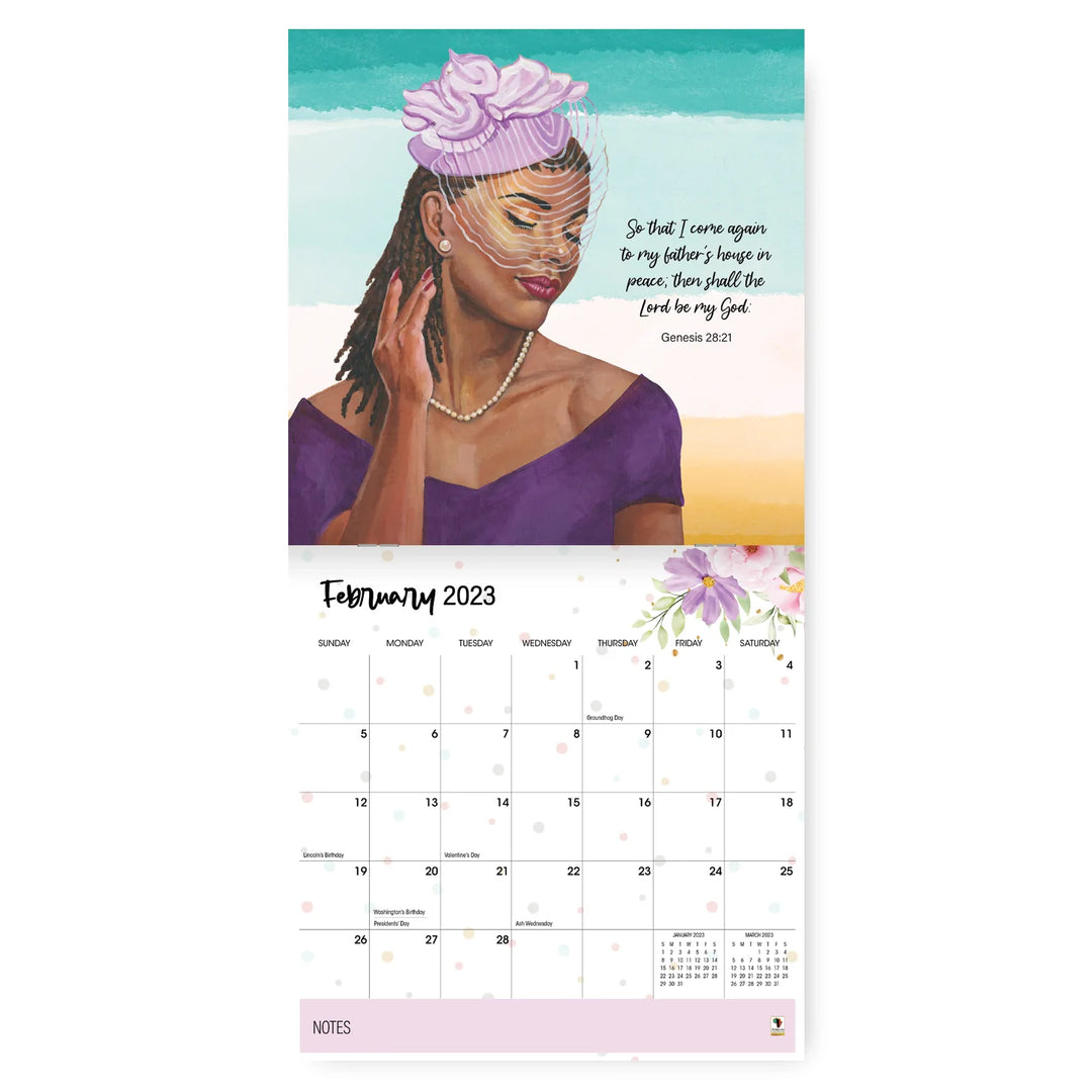 Sunday Morning by Keith Conner: 2023 African American Wall Calendar (Inside)