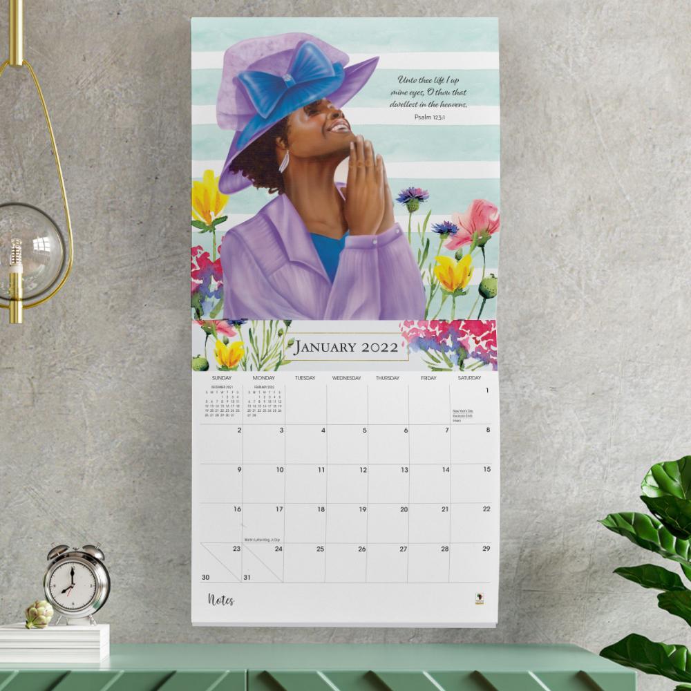 4 of 4: Sunday Morning by Keith Conner: 2022 African American Calendar