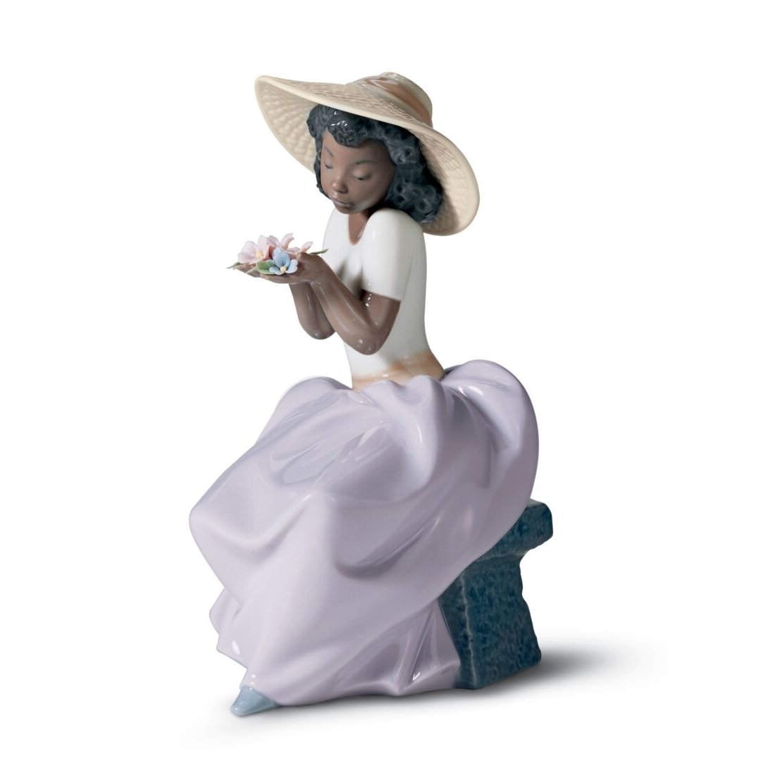 Sweet Fragrance: African American Figurine by Lladro