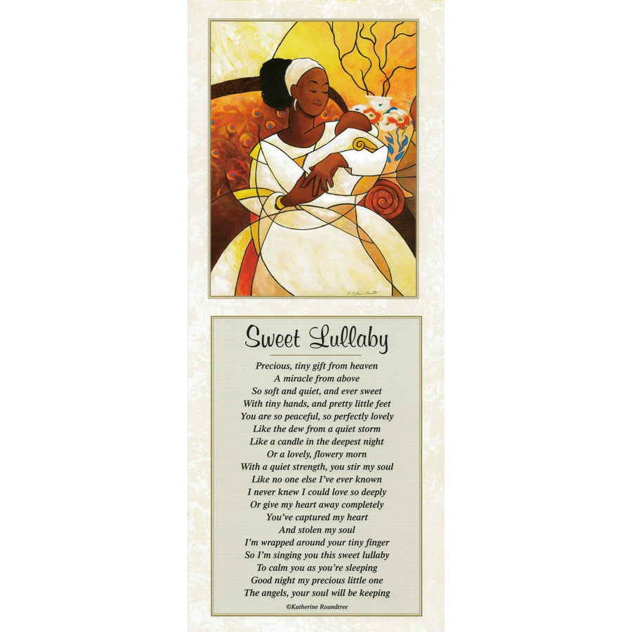 Sweet Lullaby-Literary Art-Katherine Roundtree-20x8 inches-Unframed-The Black Art Depot