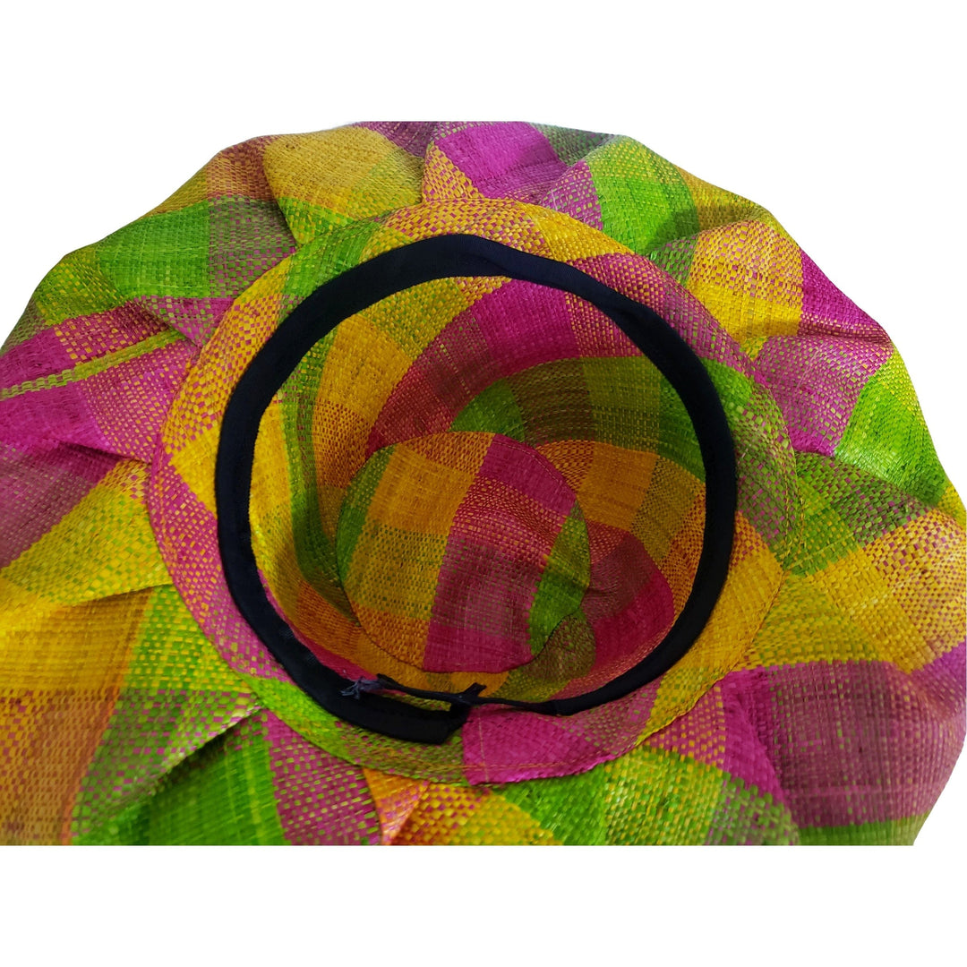 Tanyah: Hand Woven Madagascar Big Brim Raffia Sun Hat