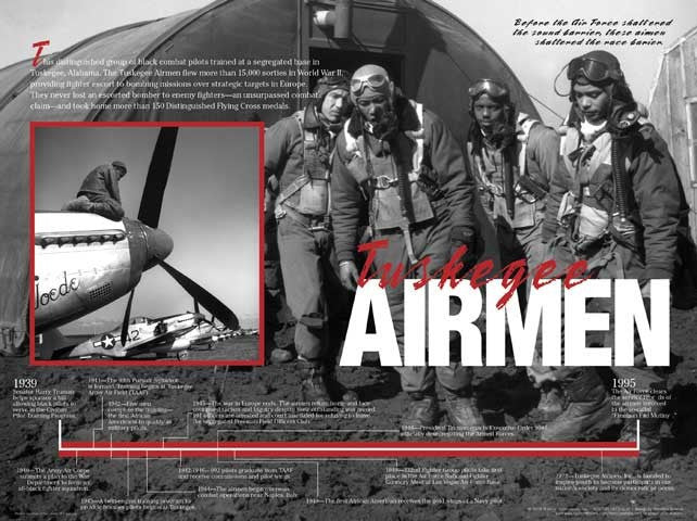 Tuskegee Airmen: Timeline Poster by Techdirections