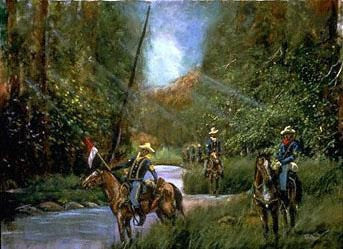 Buffalo Soldiers On Patrol by Ted Ellis