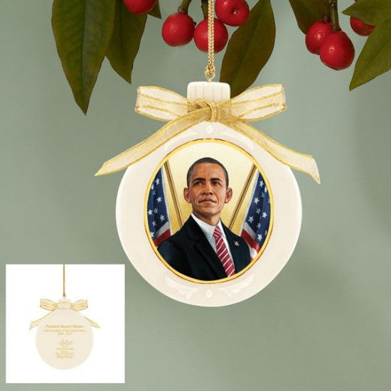 President Barack Obama Ornament by Thomas Blackshear