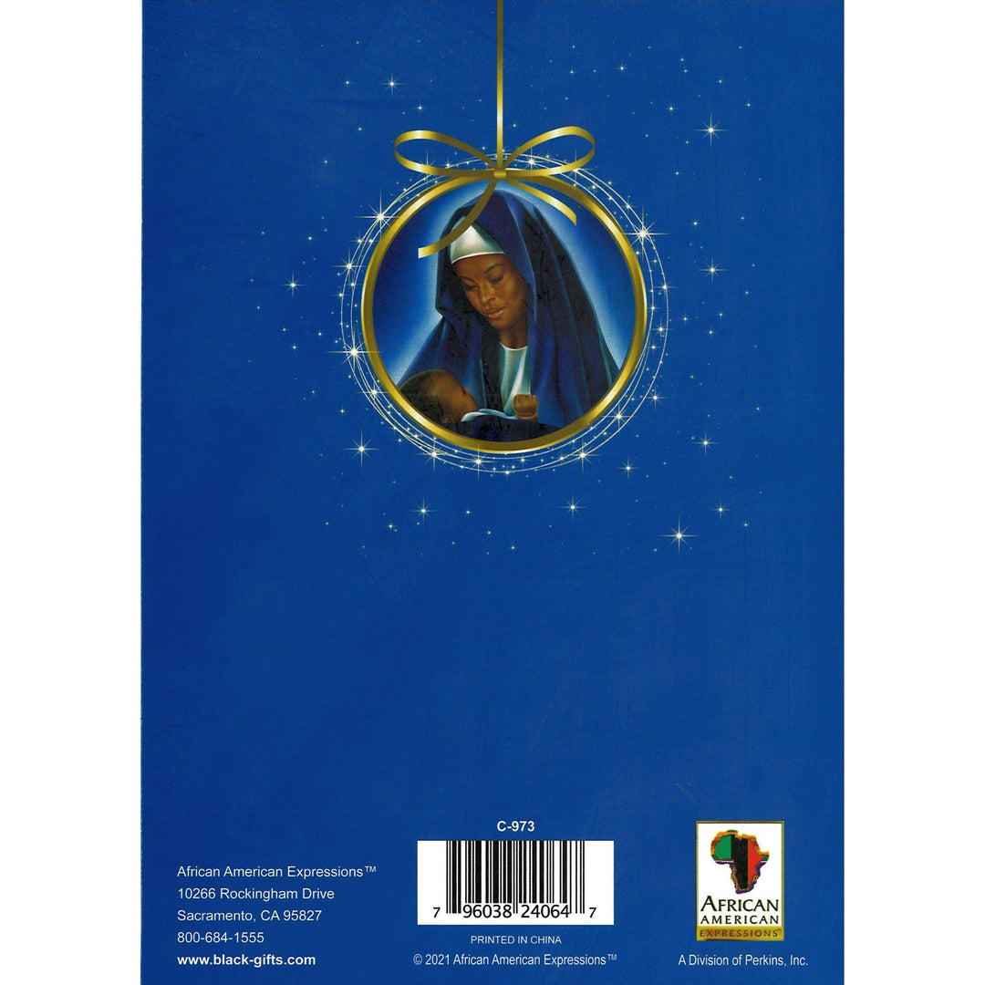 The Gift: African American Christmas Card Box Set (Back)