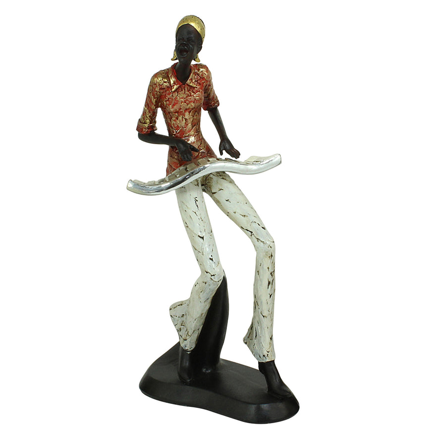 The Keyboardist-Figurine-Unison Gifts-12 inches-Resin-The Black Art Depot