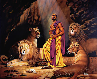 Daniel in the Lion's Den by Aaron and Alan Hicks