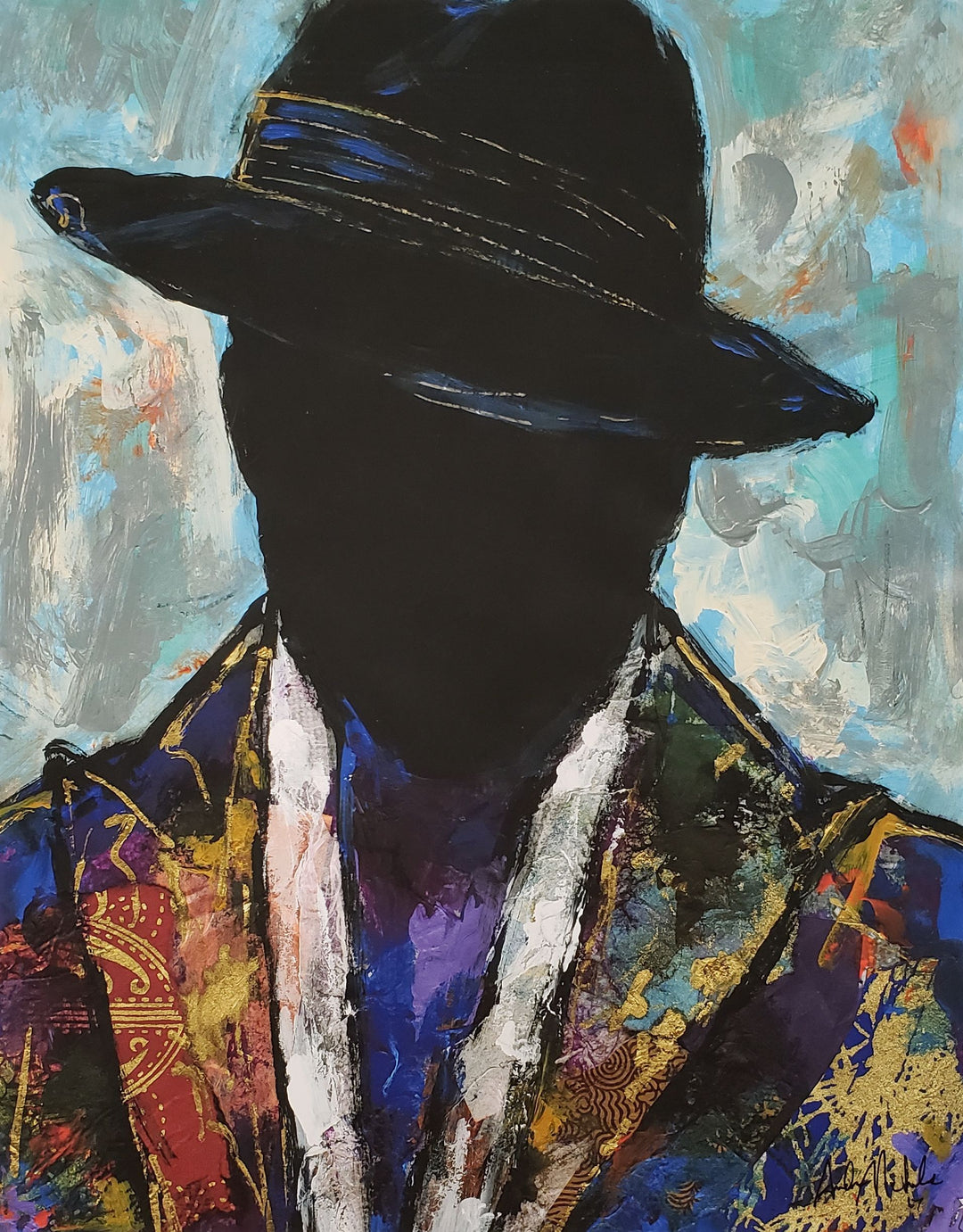 The Man in the Hat by Andrew Nichols – The Black Art Depot