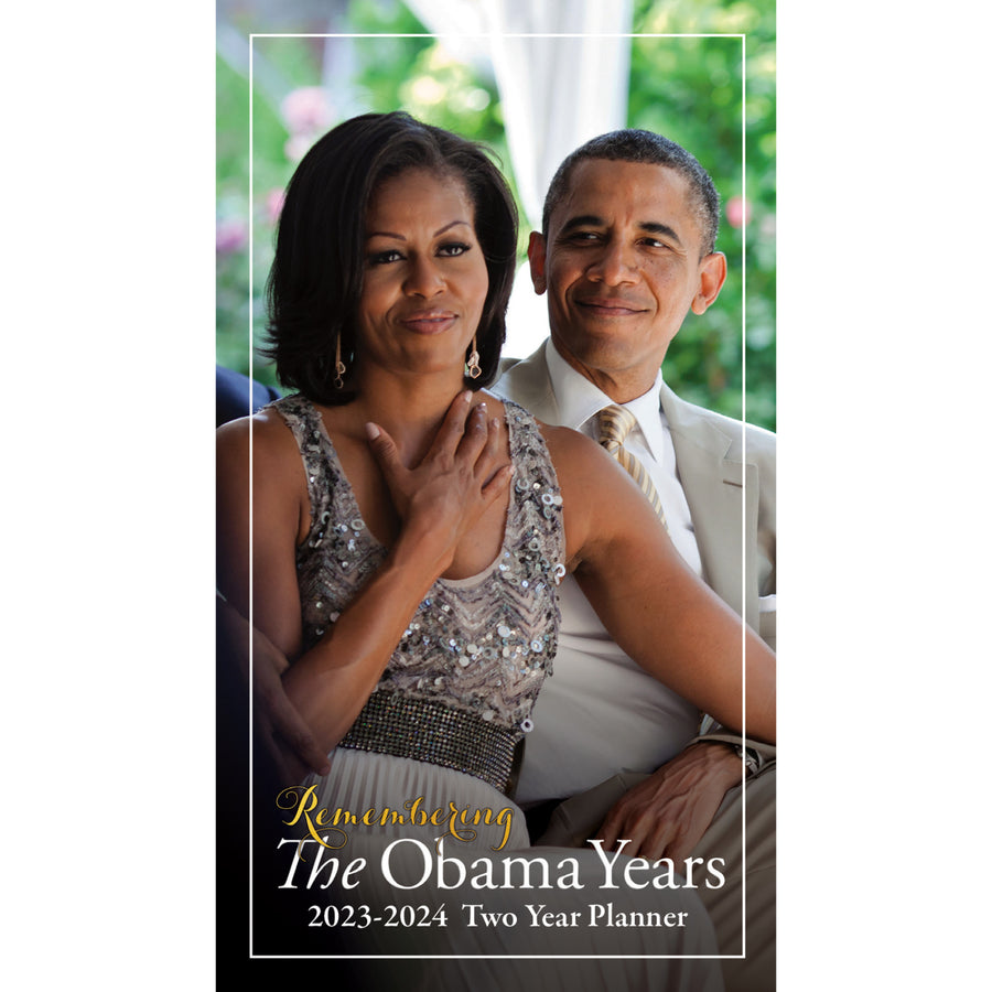The Obama Years: 2023-2024 Two Year Black History Checkbook Planner (Front)