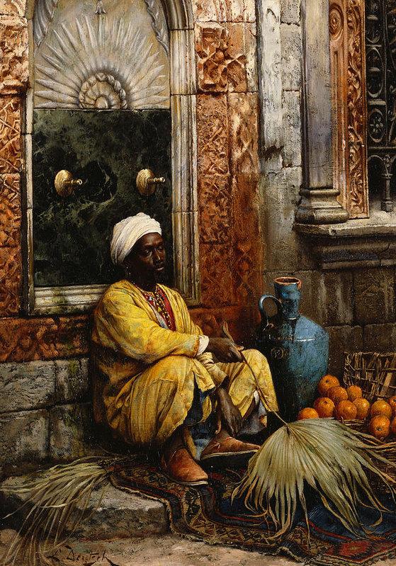 The Orange Seller by Ludwig Deutsch