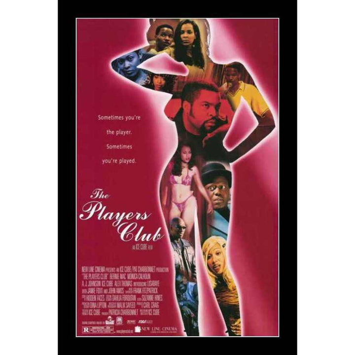 The Players Club Movie Poster (Black Frame)