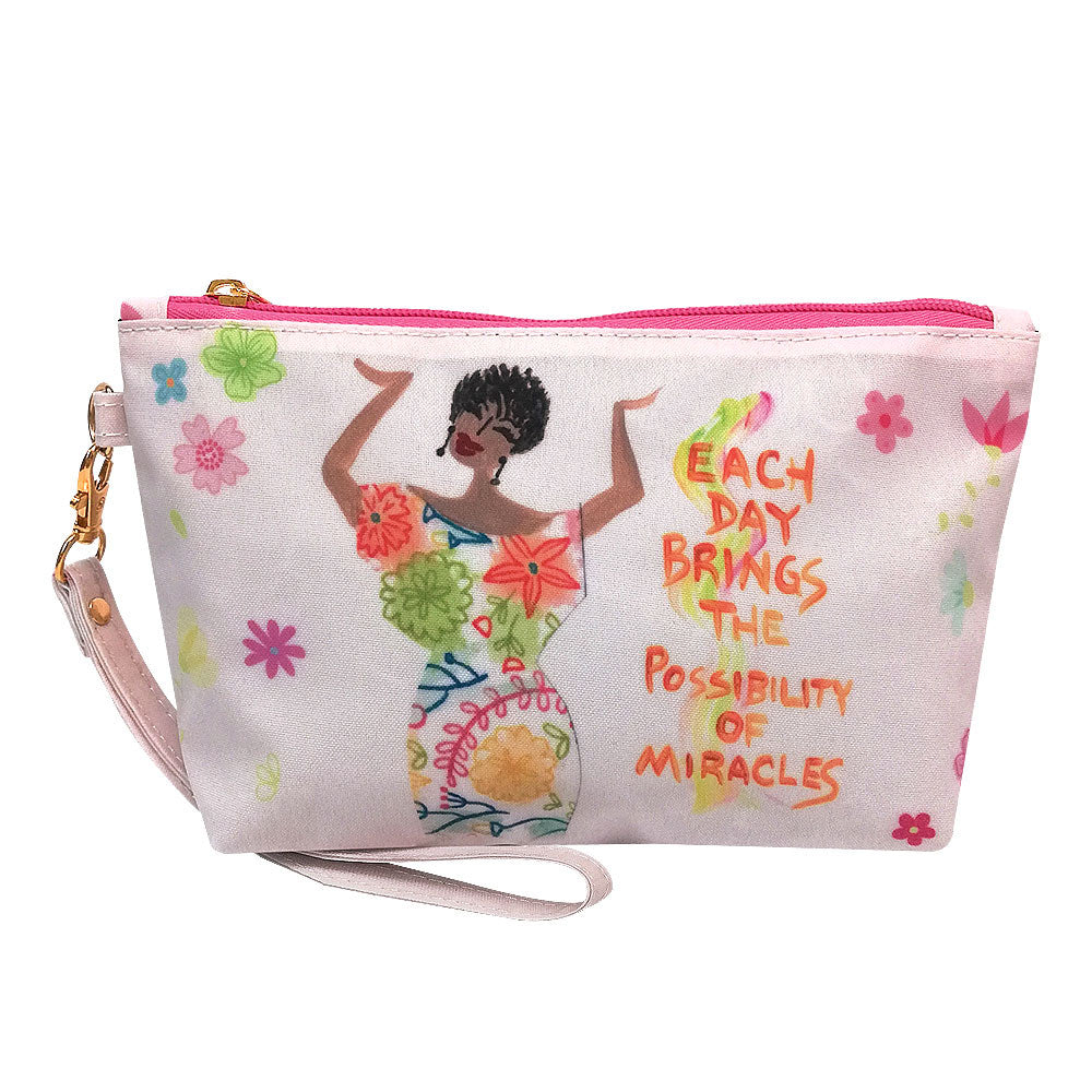 The Possibility of Miracles Cosmetic Pouch by Cidne Wallace