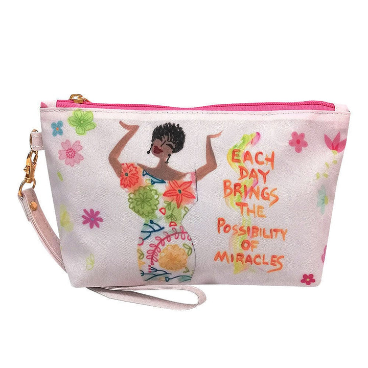 The Possibility of Miracles Cosmetic Pouch by Cidne Wallace