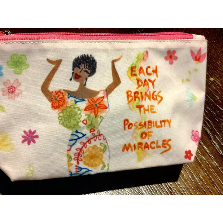 The Possibility of Miracles Cosmetic Pouch by Cidne Wallace