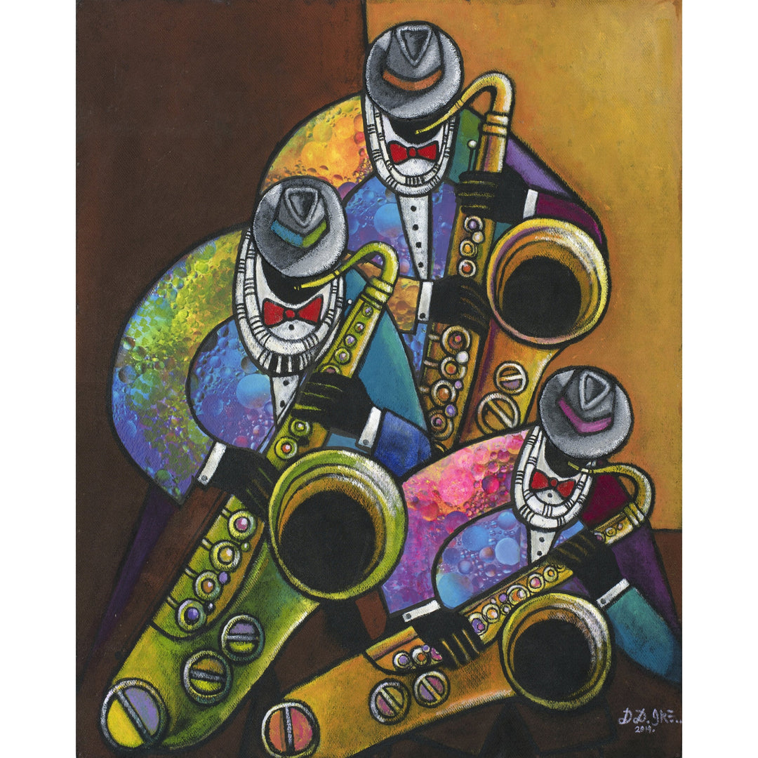 The Saxophone Section by D.D. Ike
