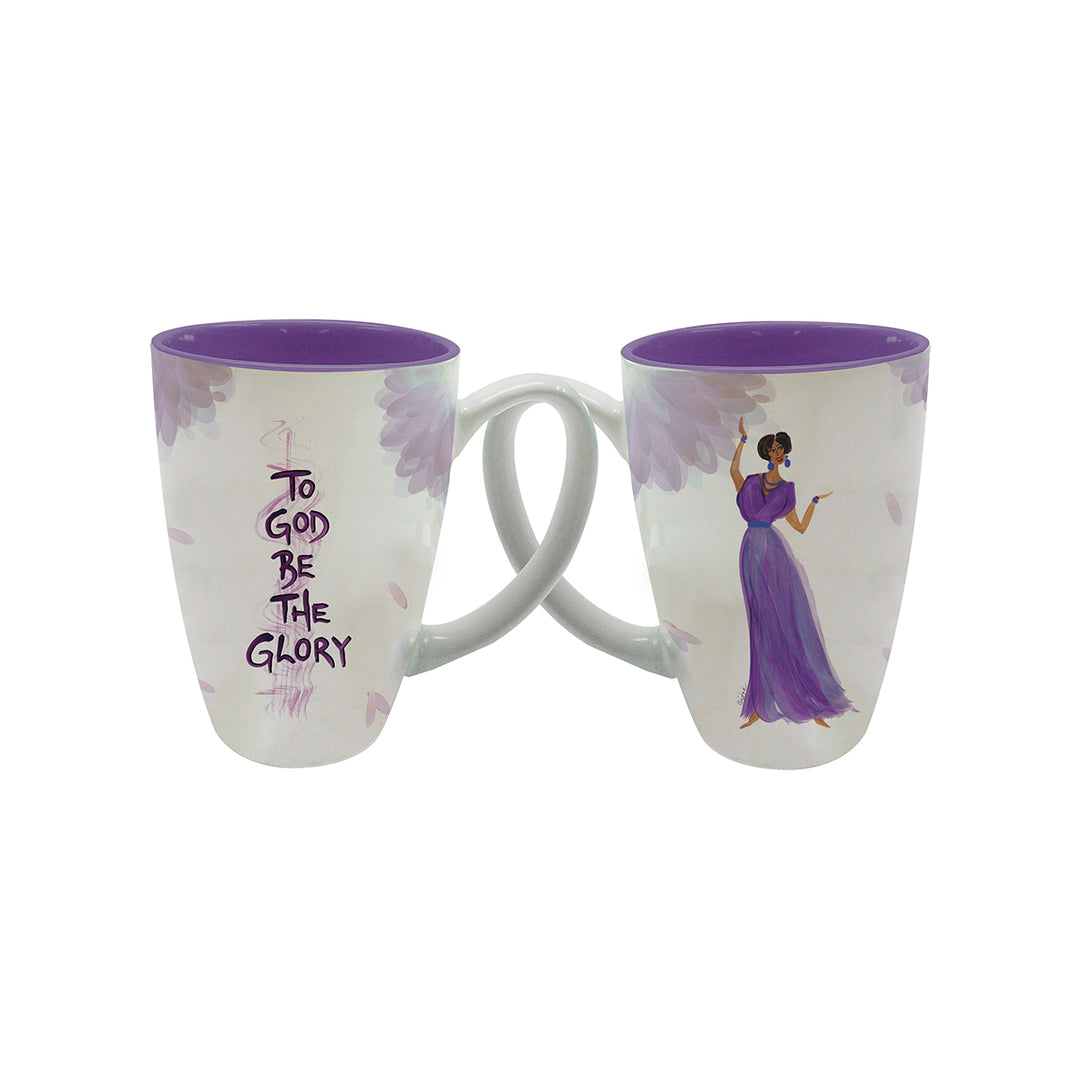 To God Be the Glory Ceramic Coffee Mug by Cidne Wallace