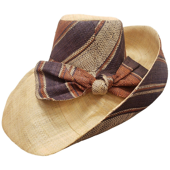 Toavina: Hand Woven Madagascar Big Brim Raffia Sun Hat